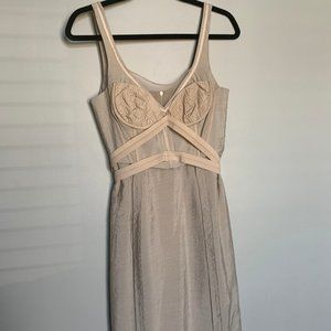 Stunning Beige BCBG Runway Dress
